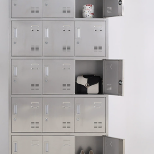 Vestiaire Stainless 15 portes