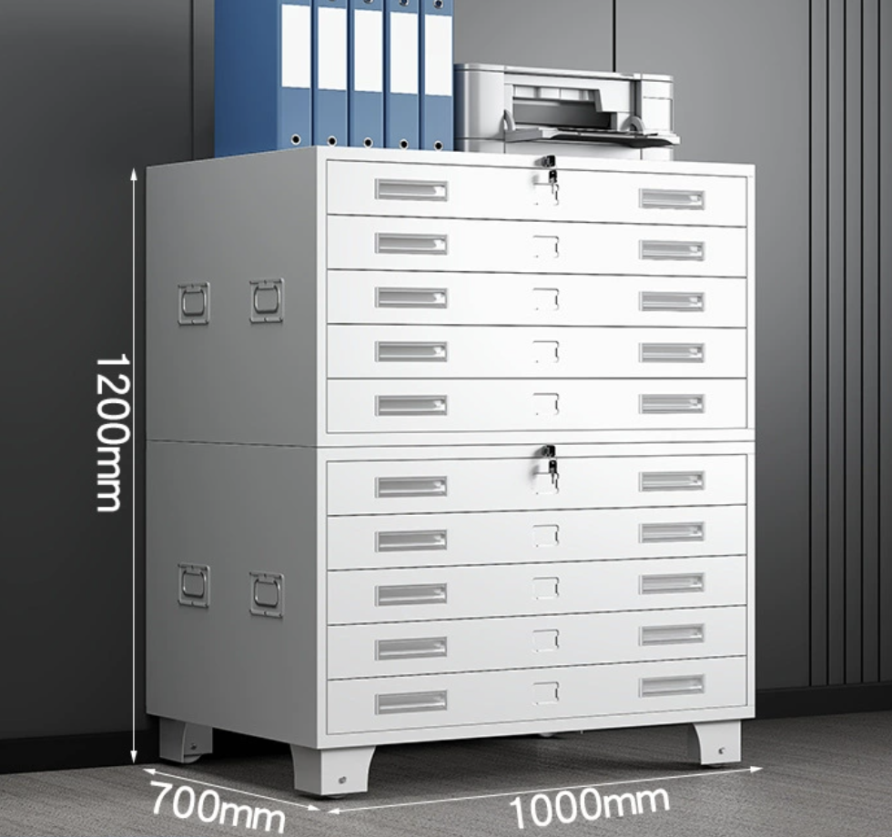 Meuble pour plans A1 – 10 tiroirs
