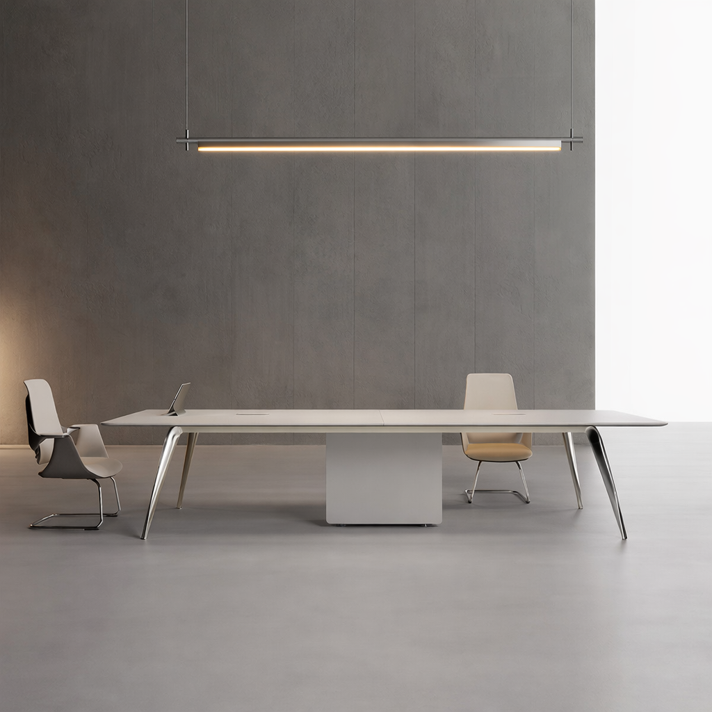 Table de réunion rectangulaire Woodsteel (sur mesure)