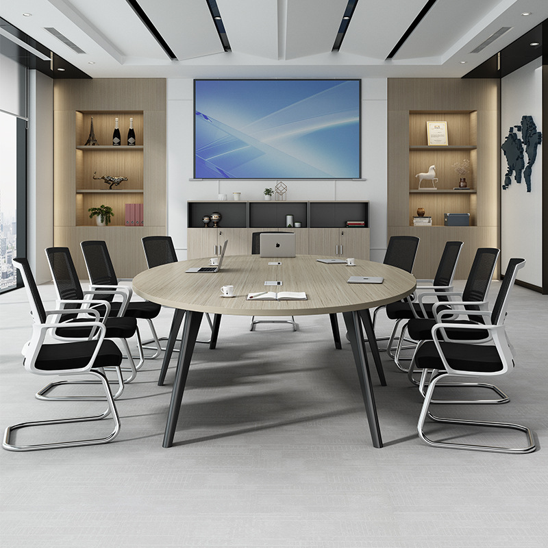 Table de réunion ovale Sima (sur mesure) – Image 4