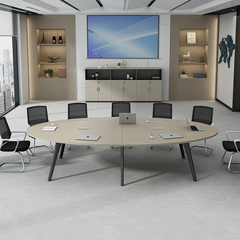 Table de réunion ovale Sima (sur mesure) – Image 2