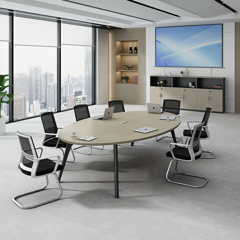 Table de réunion ovale Sima (sur mesure) – Image 3